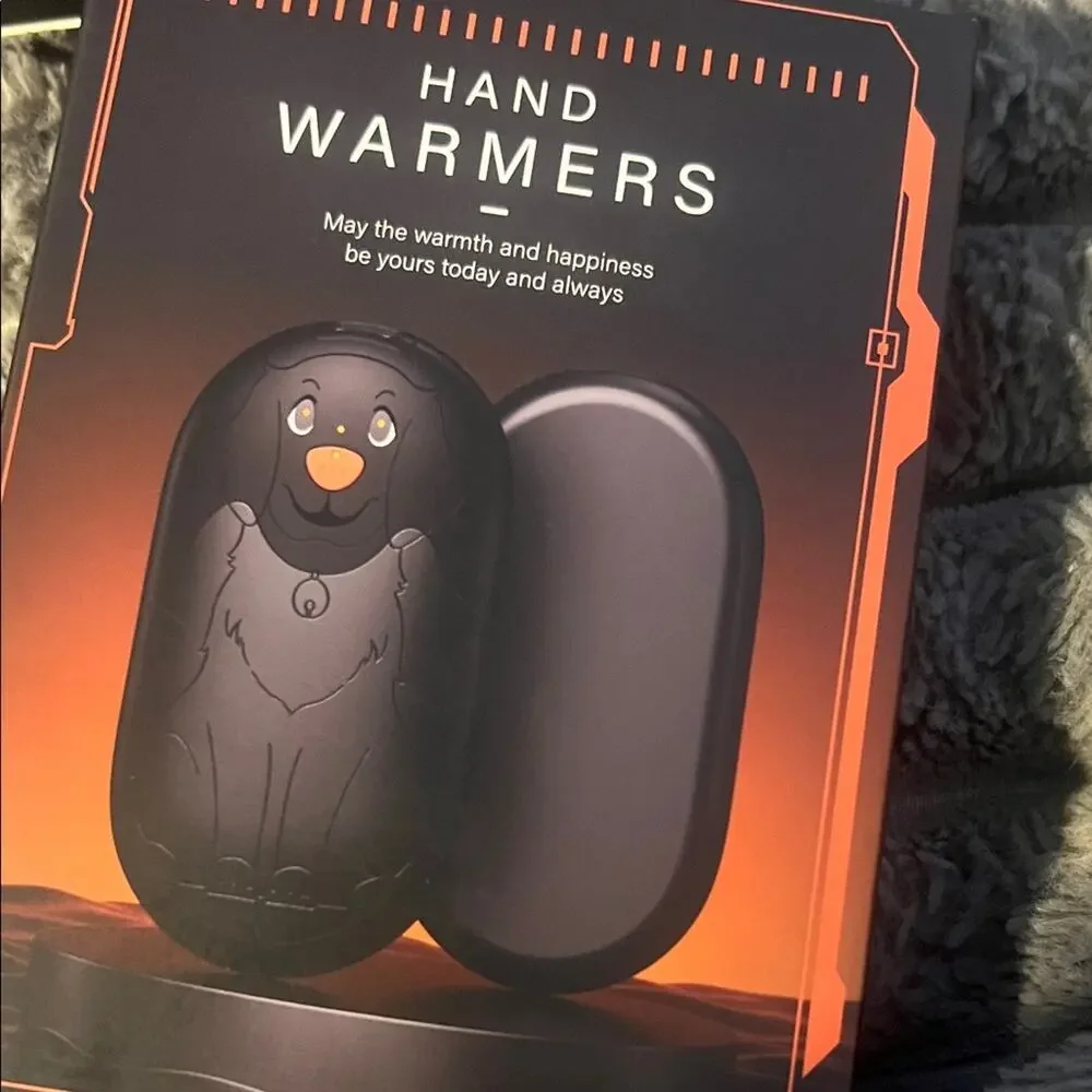 Sleek Black Hand Warmer
